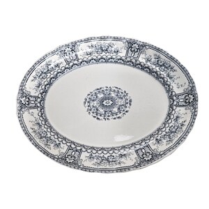 Vintage Brisbane Reg No107788  Blue Oval Serving Platter England 13.25&quot;
