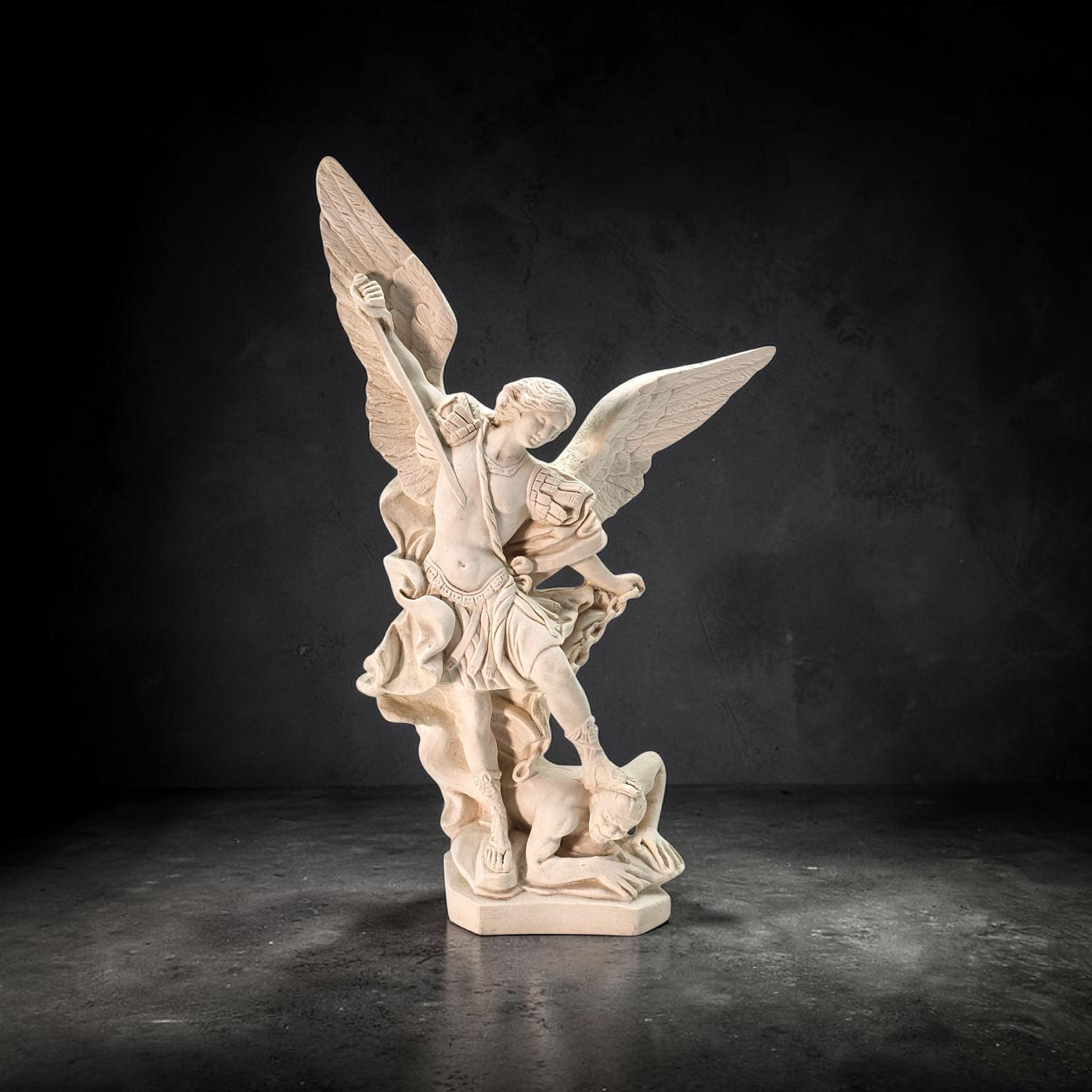 Vintage St Michael Statues - Etsy
