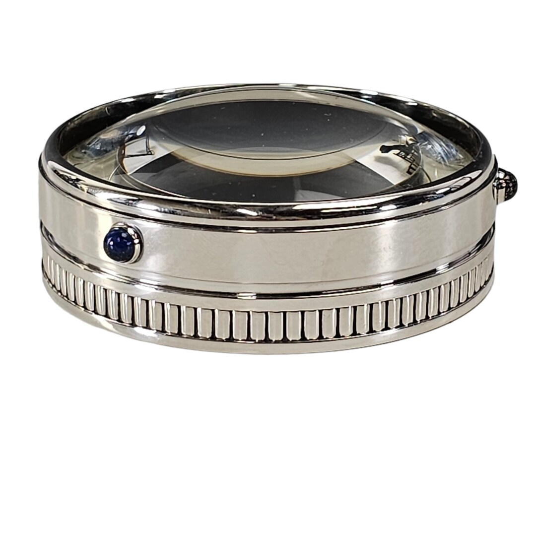 Vintage Cartier Paperweight Magnifying Glass Glass Etsy