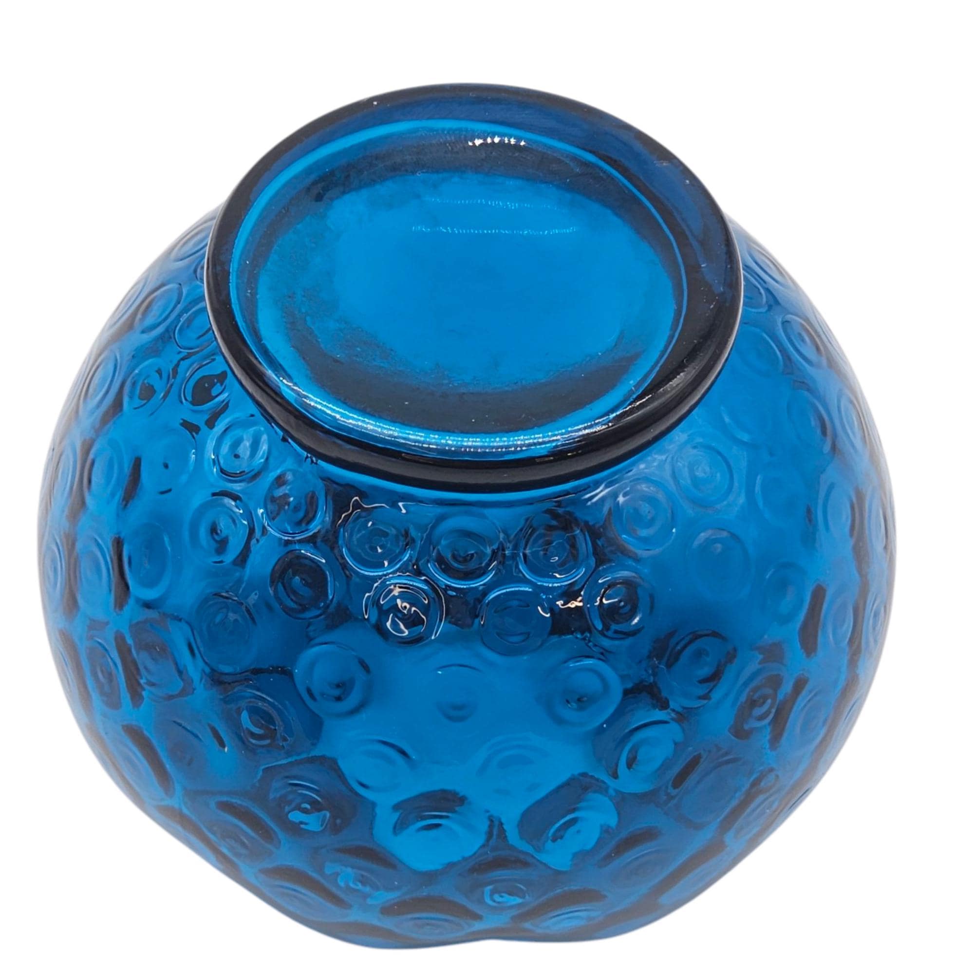 ヴィンテージ フェントン ジェームズタウン ブルー オプティック