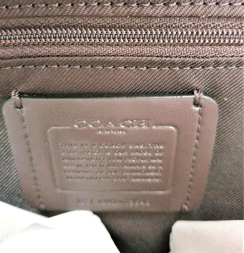 Coach Polished Pebble Leather Dalton 31 Black/gold 73545 Etsy