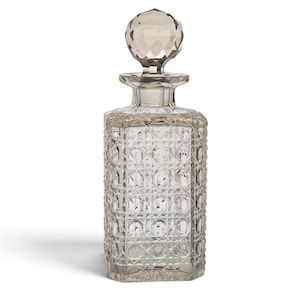 UPDATE INFORMATION EBAY - Antique 1890s American Cut Glass Square Decanter - Met Museum Exact Match Twin