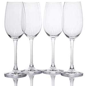 Reidel Overture Champagne Glass, Sparkling Wine Glasses, Flute Glass 8.625&quot;H Set of 4