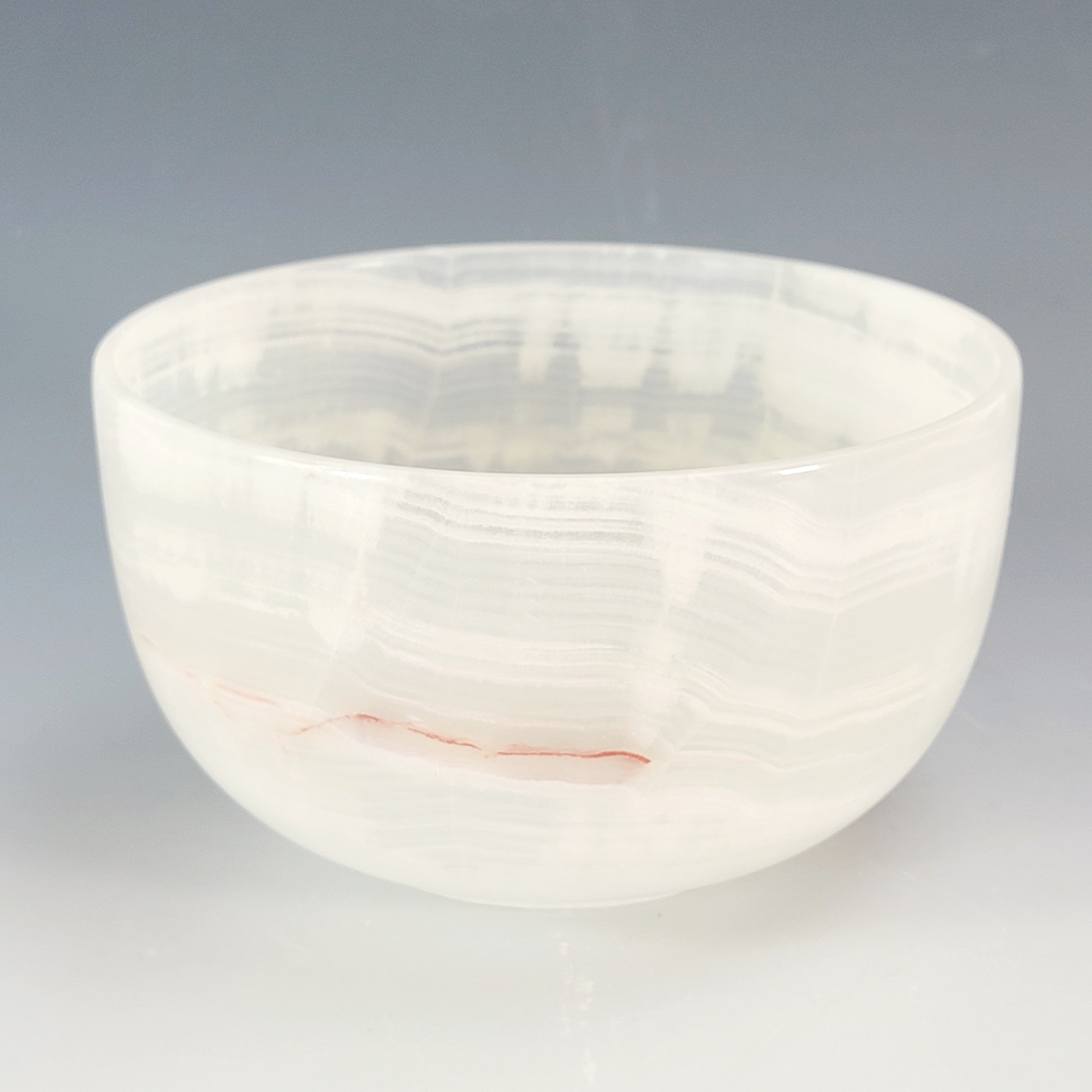 新品未使用！！Handcrafted Modern ホワイトオニキス ボウル