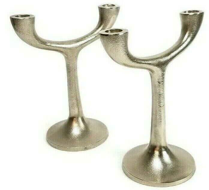 Crate & Barrel Candle Holders Post Modern Candlestick Holder Etsy