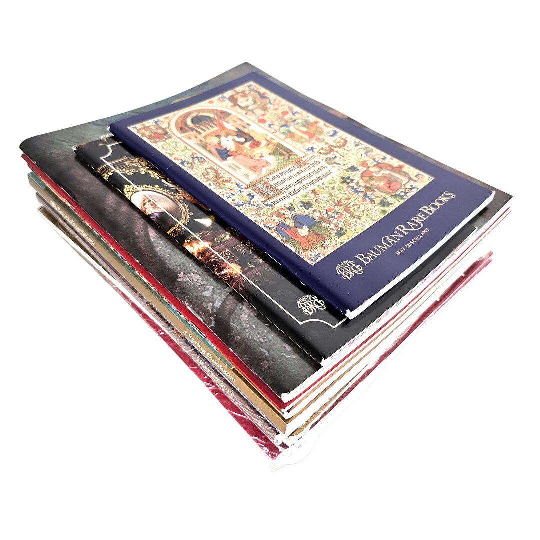 Lot of 13 Books, Bauman Rare Books, Catalogs Autumn Collection Etsy