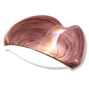 MCM Murano Bowl Attributed to Avem Arte Aventurine Copper Cased Glass 7.5&quot;