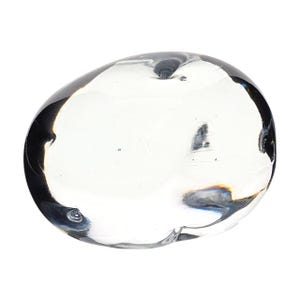 Galway Irish Crystal Potato Paperweight Clear Glass VTG Spud Figurine