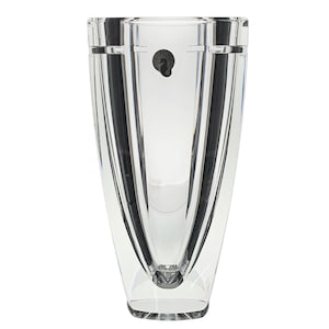 Waterford Metra Crystal Vase - Modernist Cut Design - Vintage Irish Décor - Elegant Gift - Stunning Crystal Accent