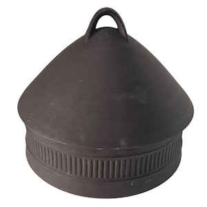 Dansk Flamestone IHQ Beehive Covered Casserole – 1960s Denmark Stoneware