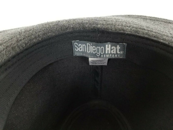 Vintage San Diego Hat Company, Gray Wool Fedora, … - image 5