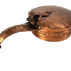 Vintage Gregorian Solid Copper Silent Butler: Mid-Century Ash Collector