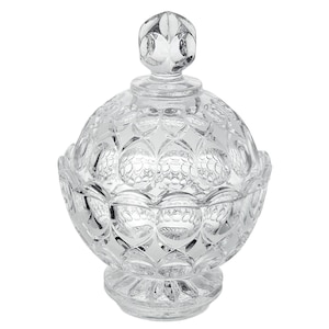 Vintage Nachtmann Anglia Candy Dish | Bavarian Cut Crystal Bowl with Lid | Fine German Glassware for Elegant Décor