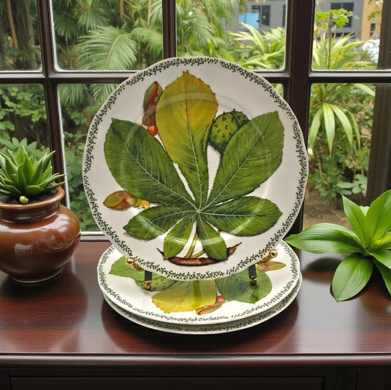 Taitù Natura Bread Plates Set of 3 Emilio Bergamin Italy 1992