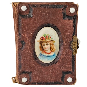 Antique Photo Album, Pocket Photo Album, Family Photo Album, Leather Photo Album 36P