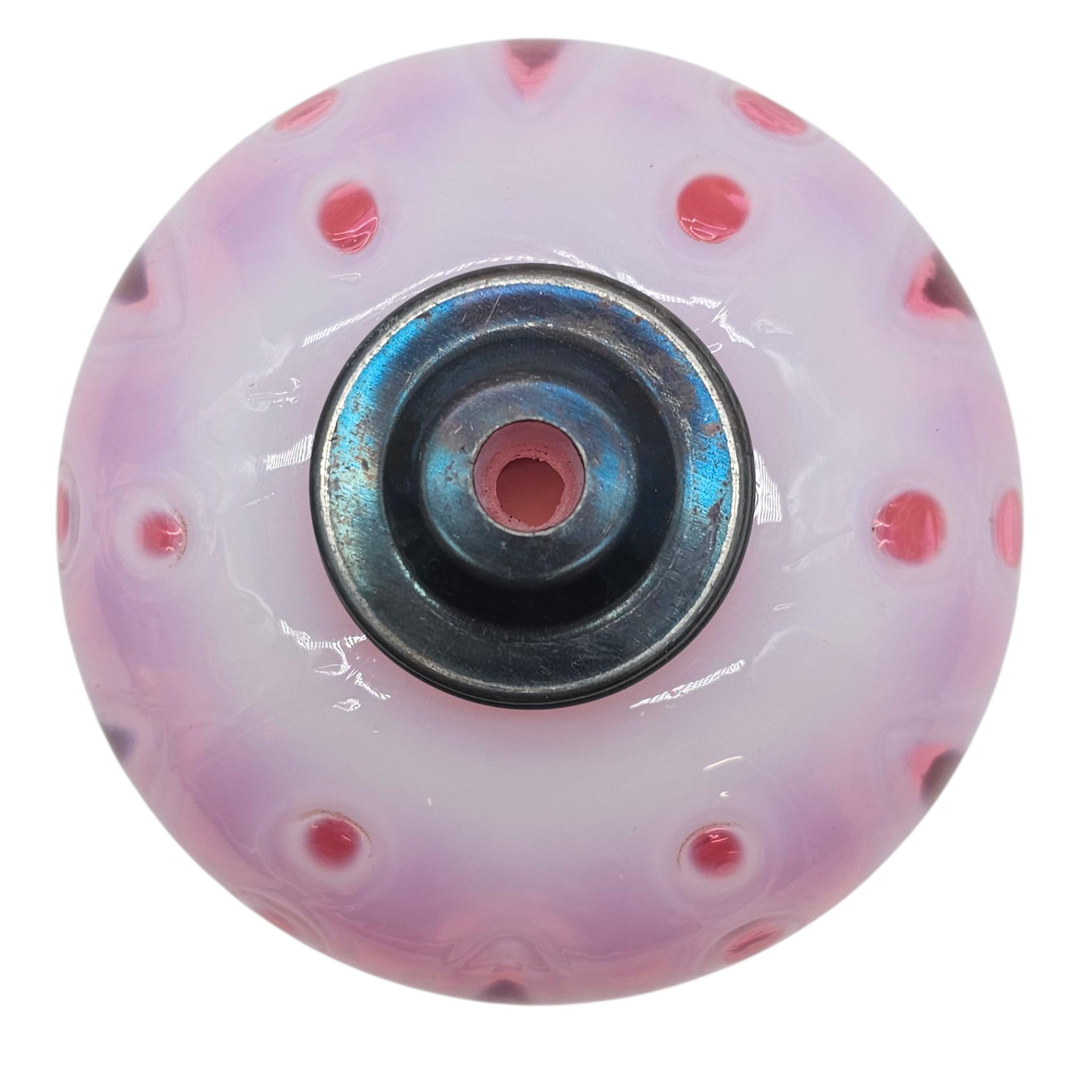 ヴィンテージ フェントン クランベリー オパールセント コイン