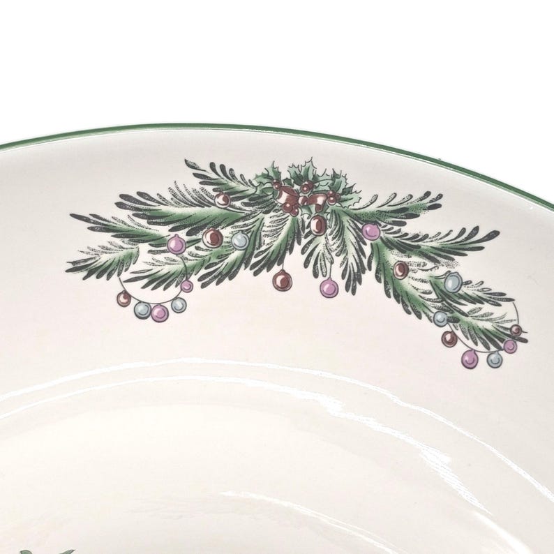 Spode Christmas Tree Chip and Dip Platter - Thumbnail 4