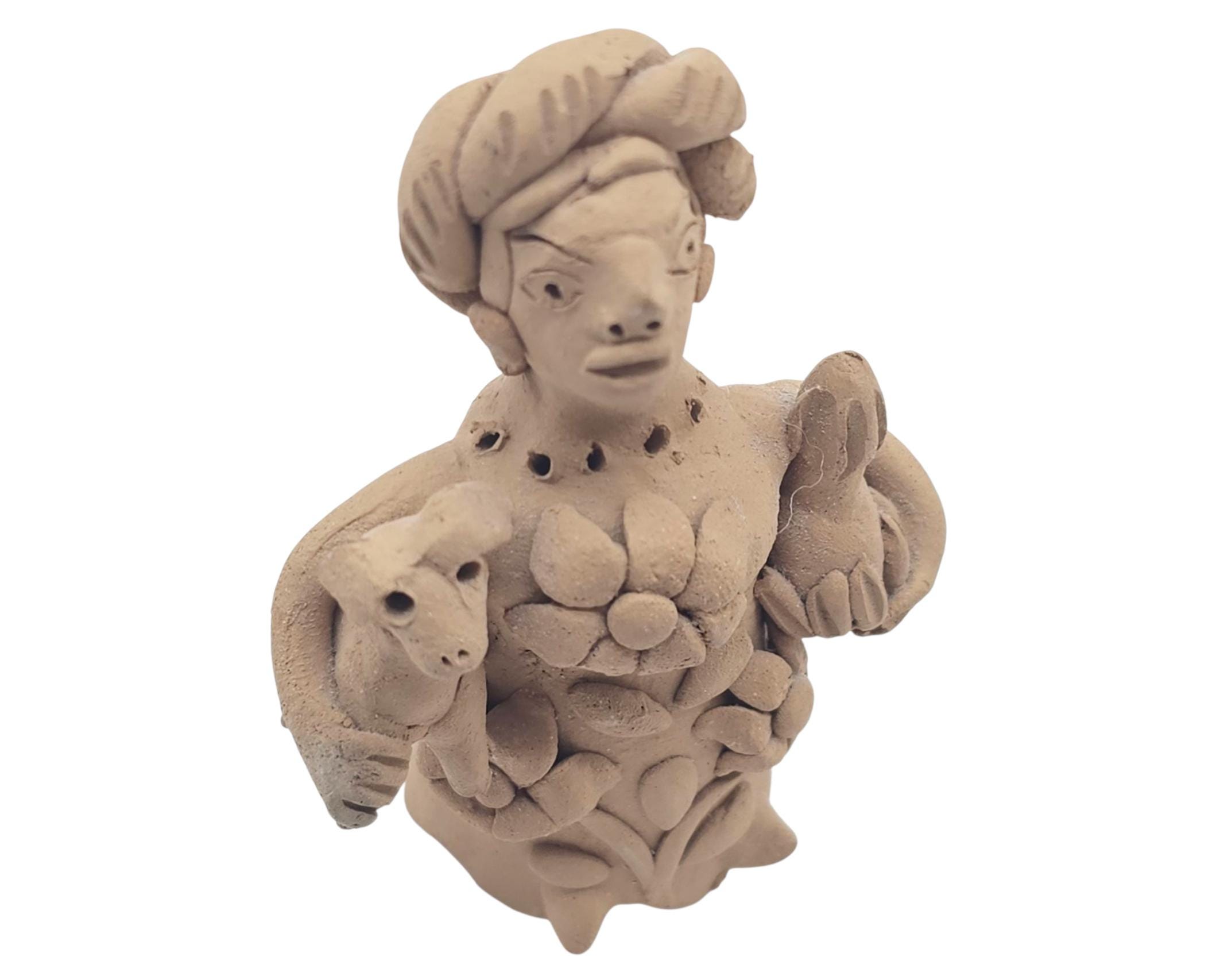 ヴィンテージ オアハカ メキシコ フォークアート 粘土像