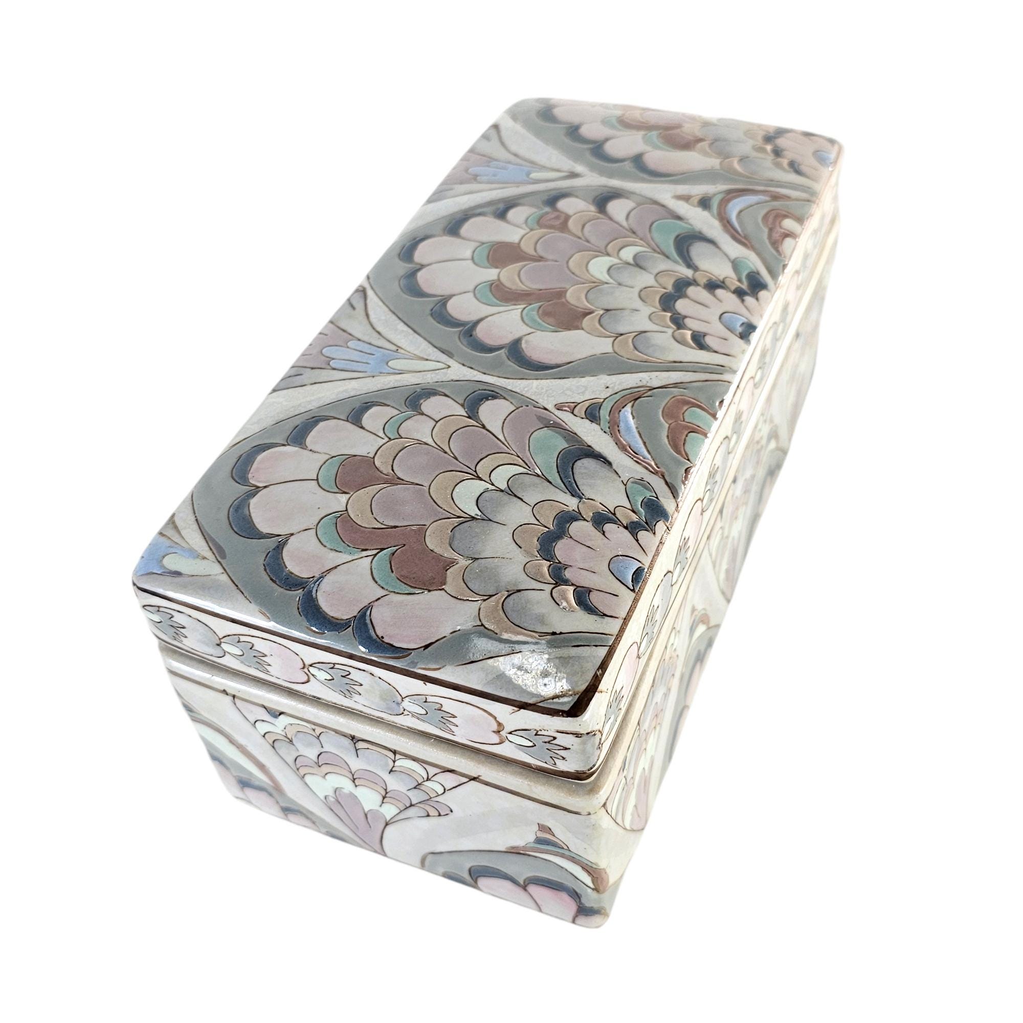 【25％OFF】 Vintage Box Peacock Chinese Box, Trinket Box, Chinese 1970'S その他