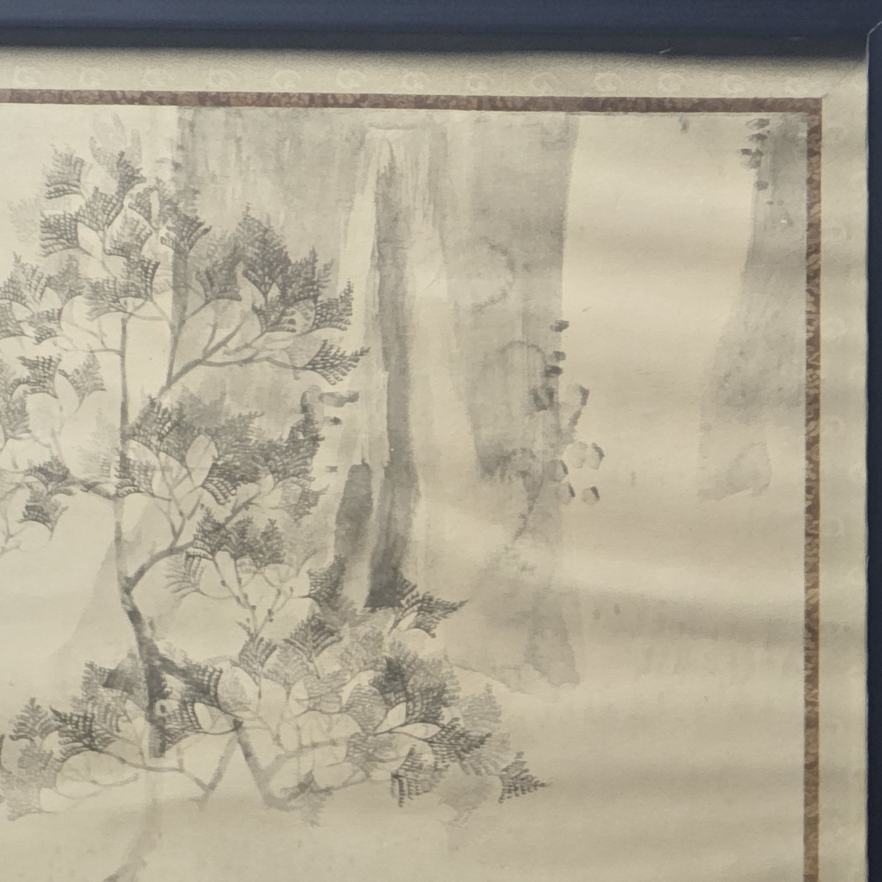 Cypresses Print, Ikeda Koson Print, Japanese Framed Print