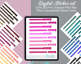 Stickers numériques, Stickers automne, Stickers IPad, Stickers fleurs l