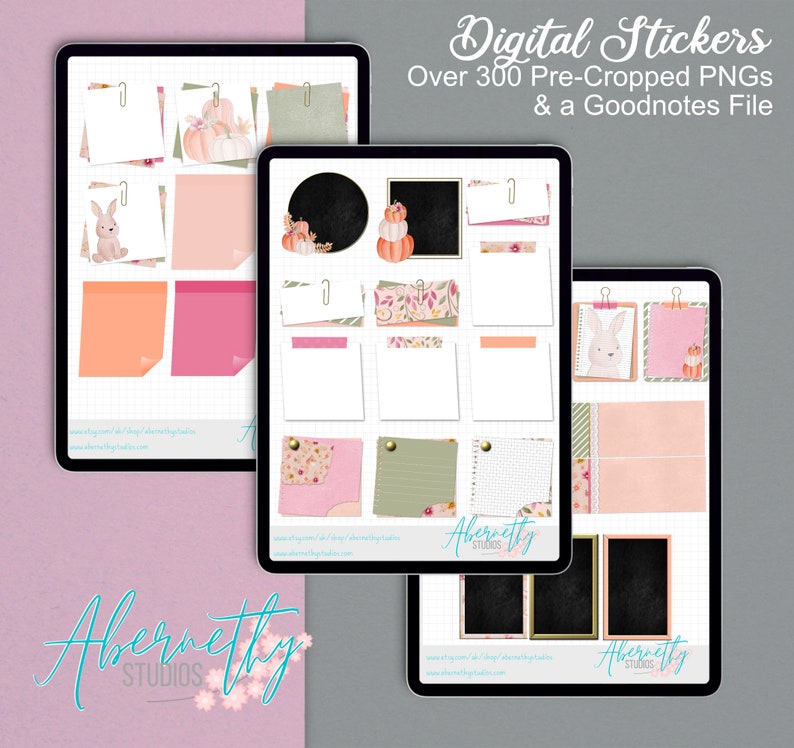 Digital Stickers iPad Planning Goodnotes Planner Stickers Cute Stickers