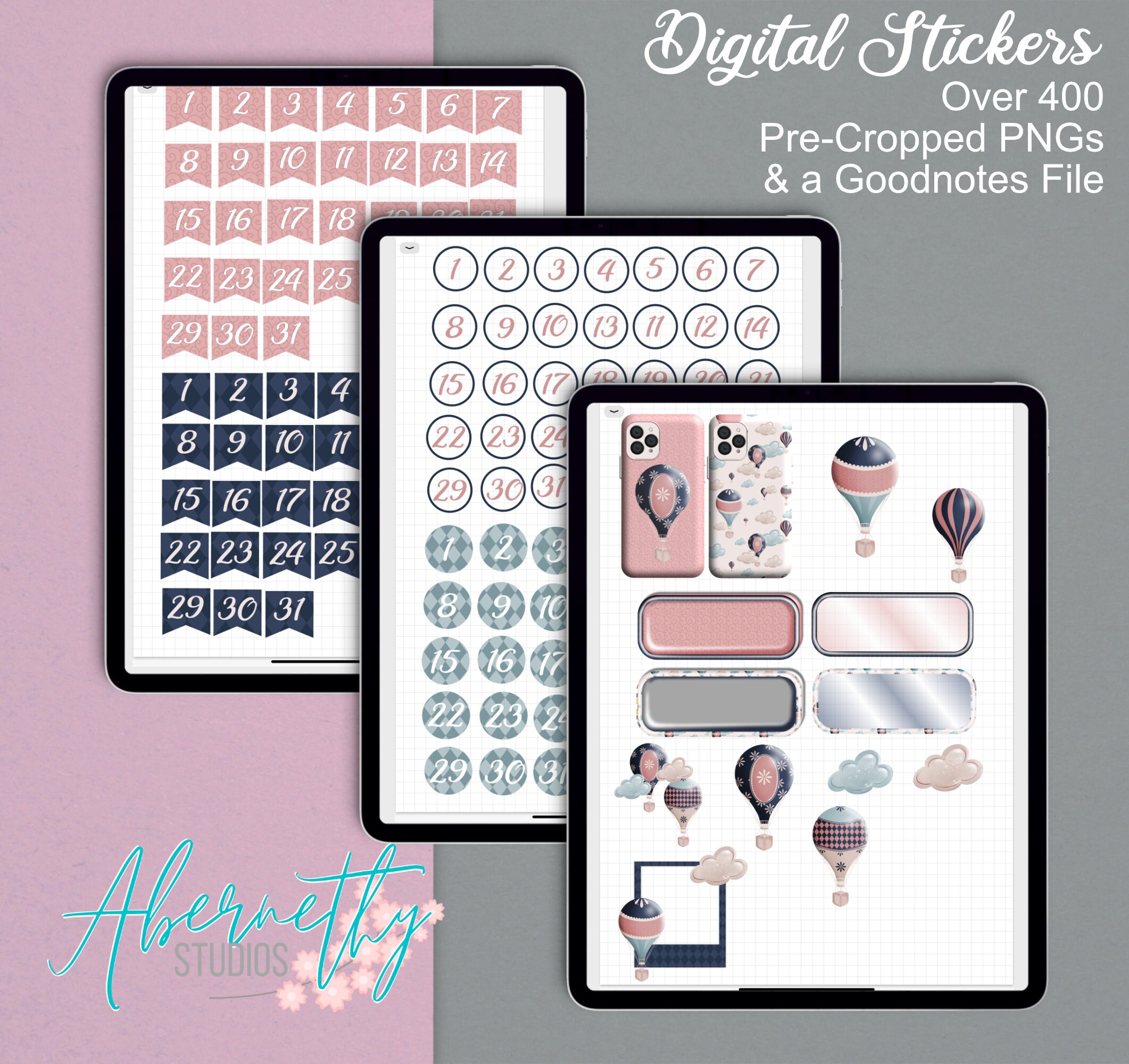 Digital Stickers iPad Planning Goodnotes Planner Stickers Cute Stickers ...