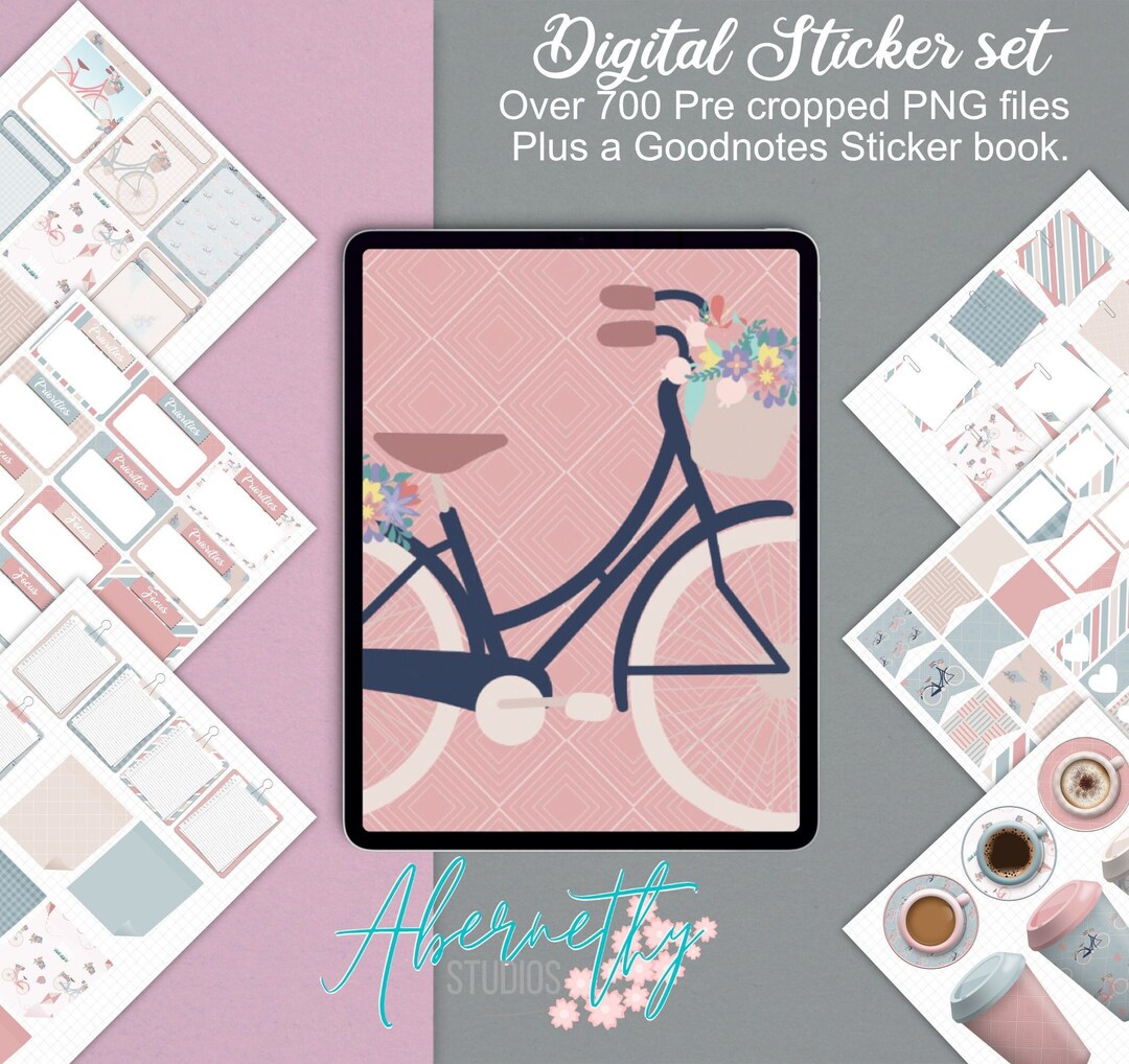 Digital Stickers iPad Planning Goodnotes Planner Stickers Cute Stickers ...