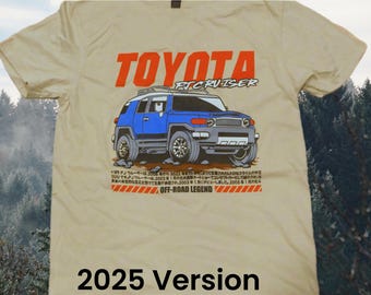 Handmade Toyota FJ Cruiser T-Shirt: 2025 Version