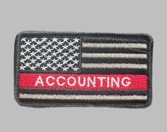 Funny Accountant Embroidered Patch: CPA Auditor Gift