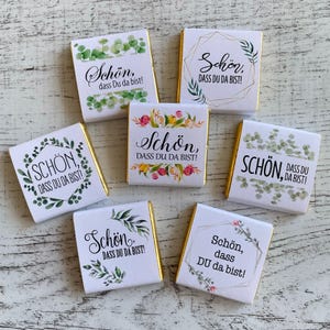 Regalo di Cresima | Barrette di cioccolato al cioccolato | Che bello che tu sia qui!