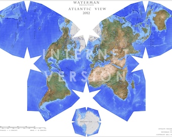 Mapa de mariposas Waterman - Vista al Atlántico