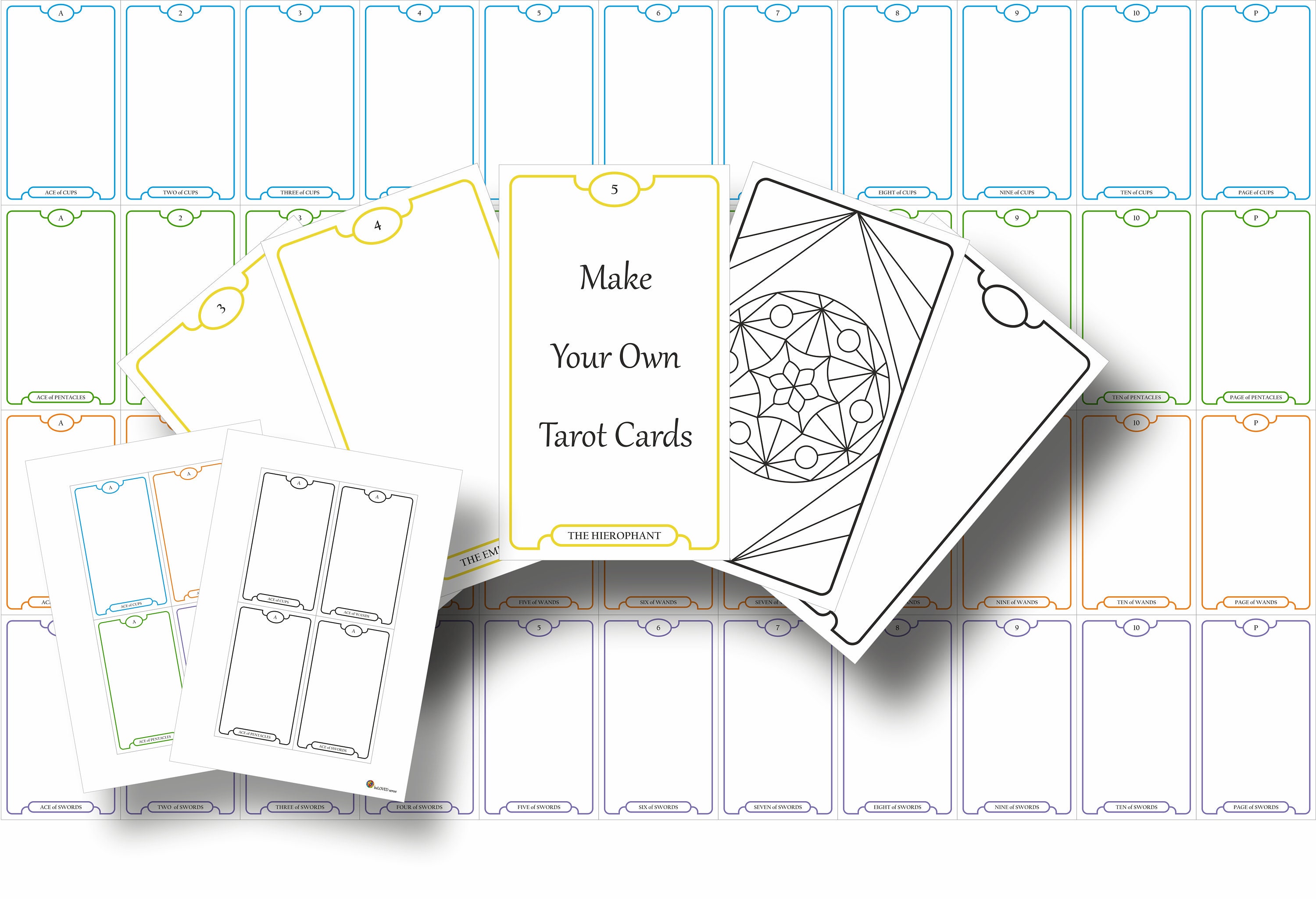 Printable Daily Tarot Journal, 3 Card Spread Tarot Diary, Tarot Pull Sheet,  Card Reading Planner Inserts for Divination and Witches 
