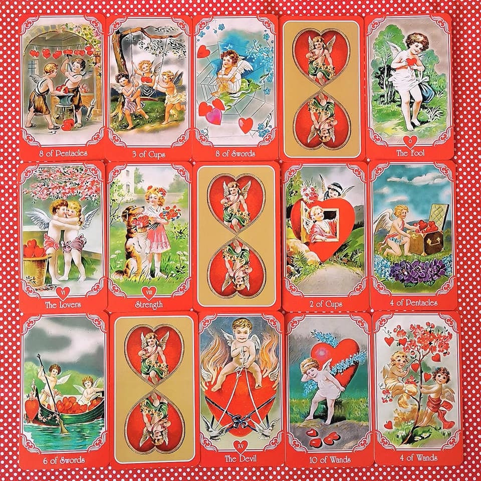 Be My Valentine Tarot deck Boutique Tarot deck Oracle Love Etsy