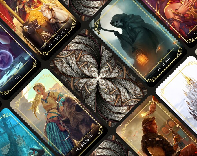 The Grail of Forgotten Tales Tarot Deck, Boutique Tarot Deck, Oracle ...