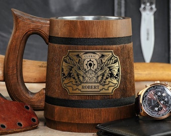 Dungeon and Dragons, Cleric Gift Mug, DnD mugs, Dungeon gifts, Personalized DnD Mug, DnD gifts, Custom tankard