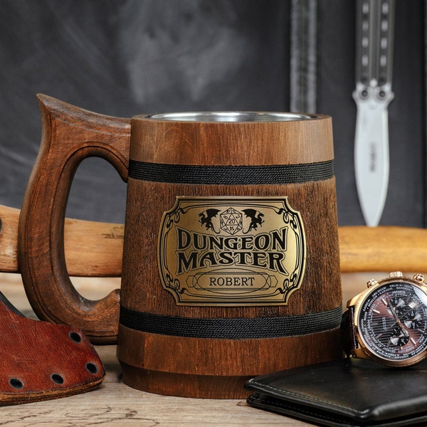 Dungeon Master Gift, Personalized D&D Mug, Dungeons and Dragons Gifts, Boyfriend Birthday Mug, Xmas Gift for him
