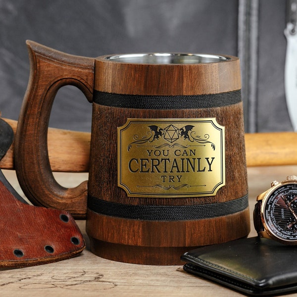 You can certainly try DnD Mug, D&D Beer Stein, Dungeon Master gifts, Tabletop gaming