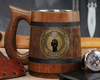 Monk Class D&D, Monk Character, Dungeons and Dragons, Personalized Mug, DnD Gift, Boyfriend Gift, Custom Tankard