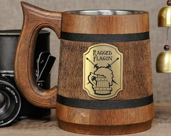 Ragged Flagon Mug, The Elder Scrolls Stein, Skyrim Gamer Gifts, Boyfriend gift