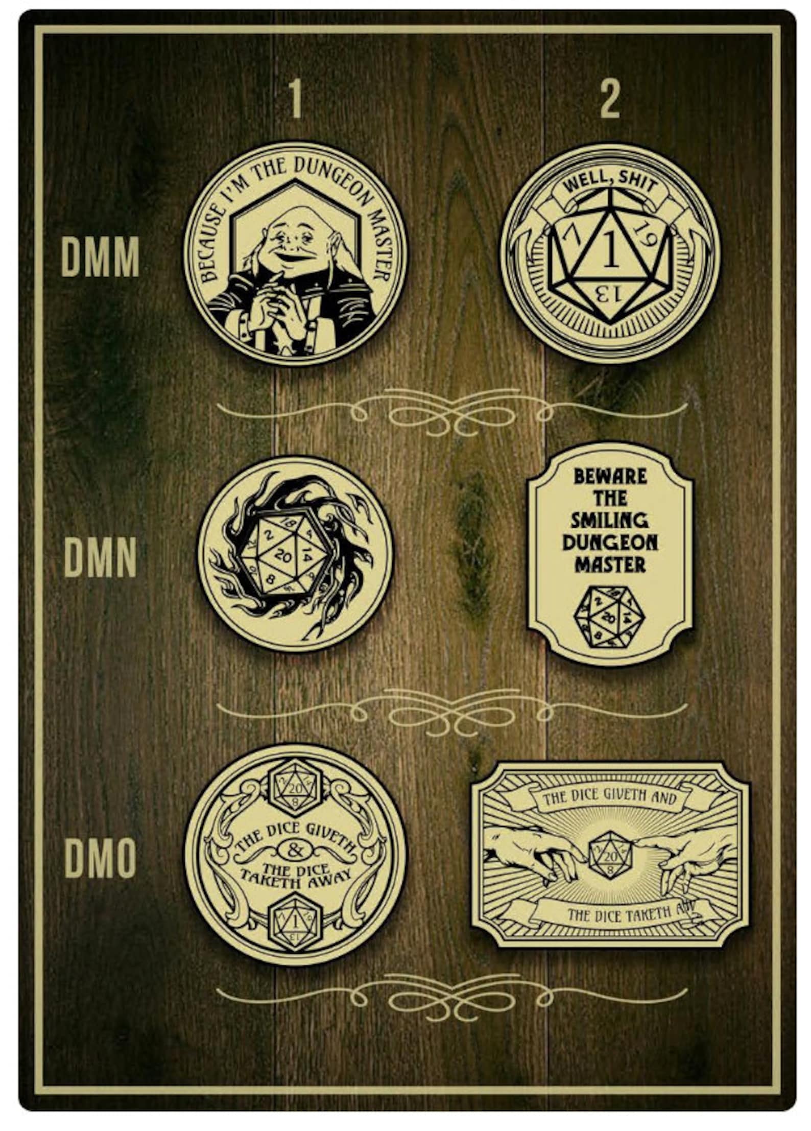 The Dice Giveth and the Dice Taketh Away Dungeon Master Gift Etsy