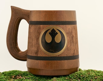 Star Wars mug, Rebel Logo stein, Star wars gifts for friend, Xmas mug