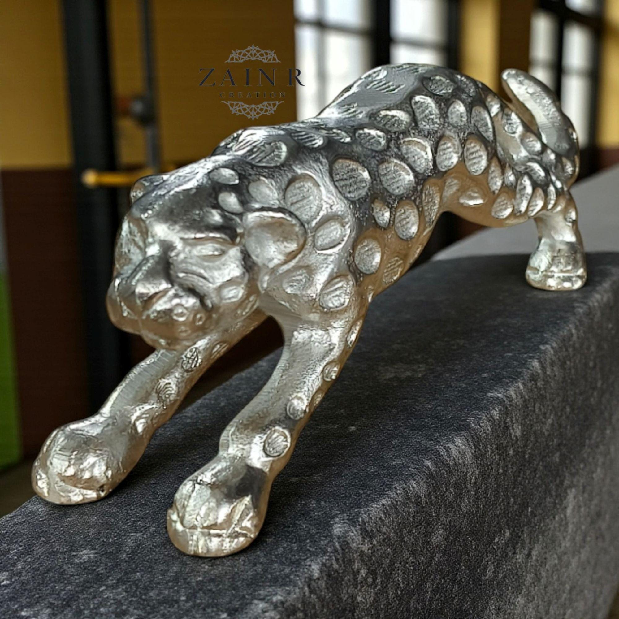 Leopard Sculpture Aluminum for Home Decor - Etsy UK