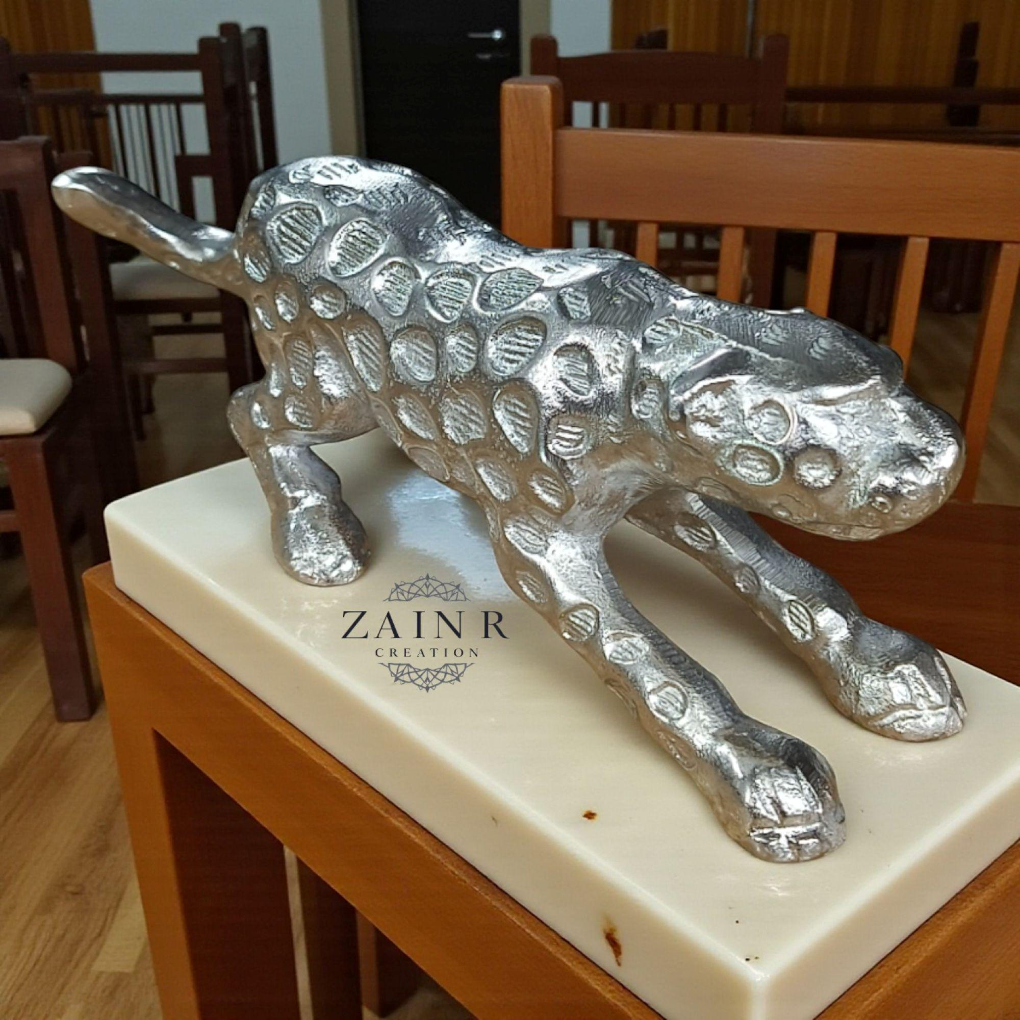 Leopard Sculpture Aluminum for Home Decor - Etsy UK