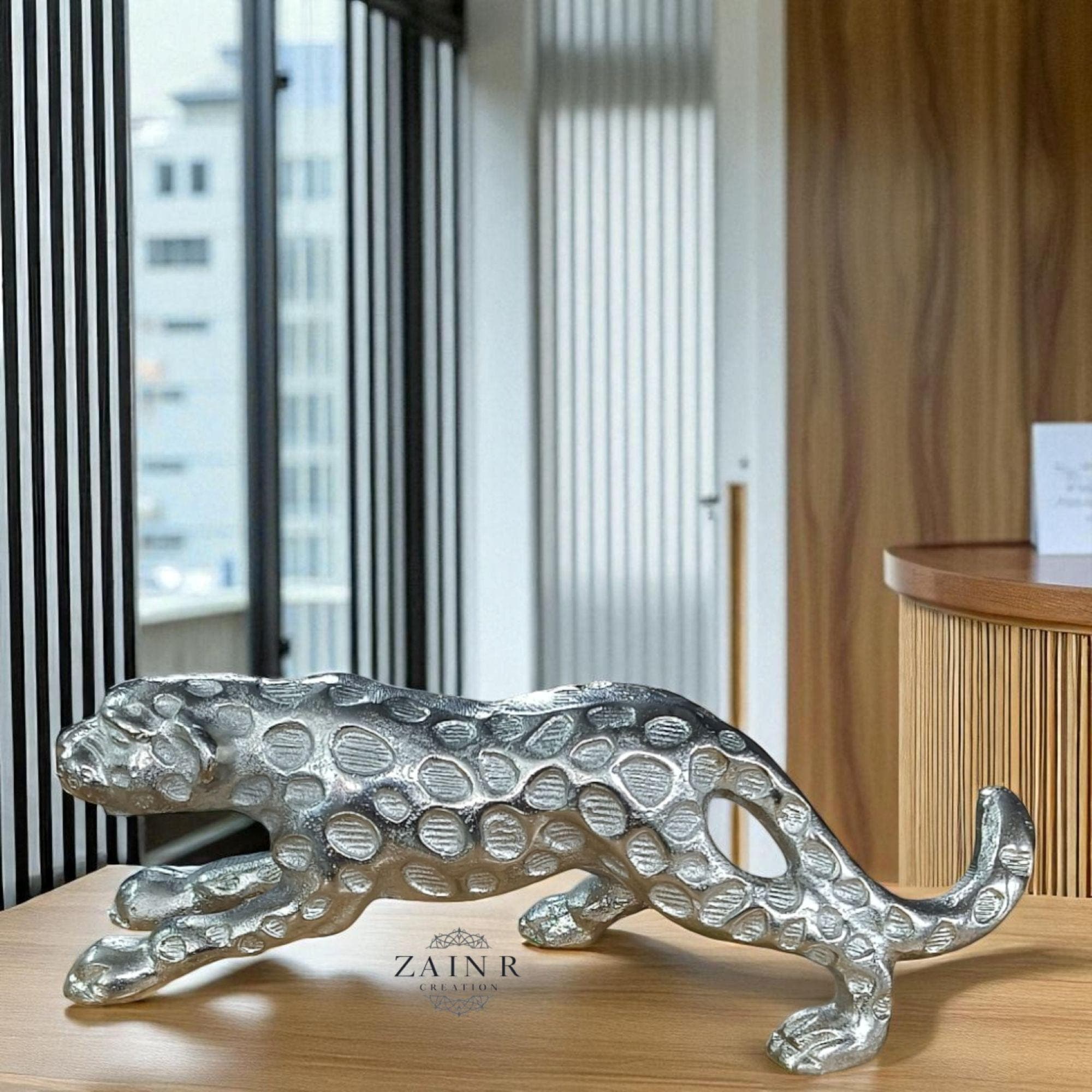 Leopard Sculpture Aluminum for Home Decor - Etsy UK