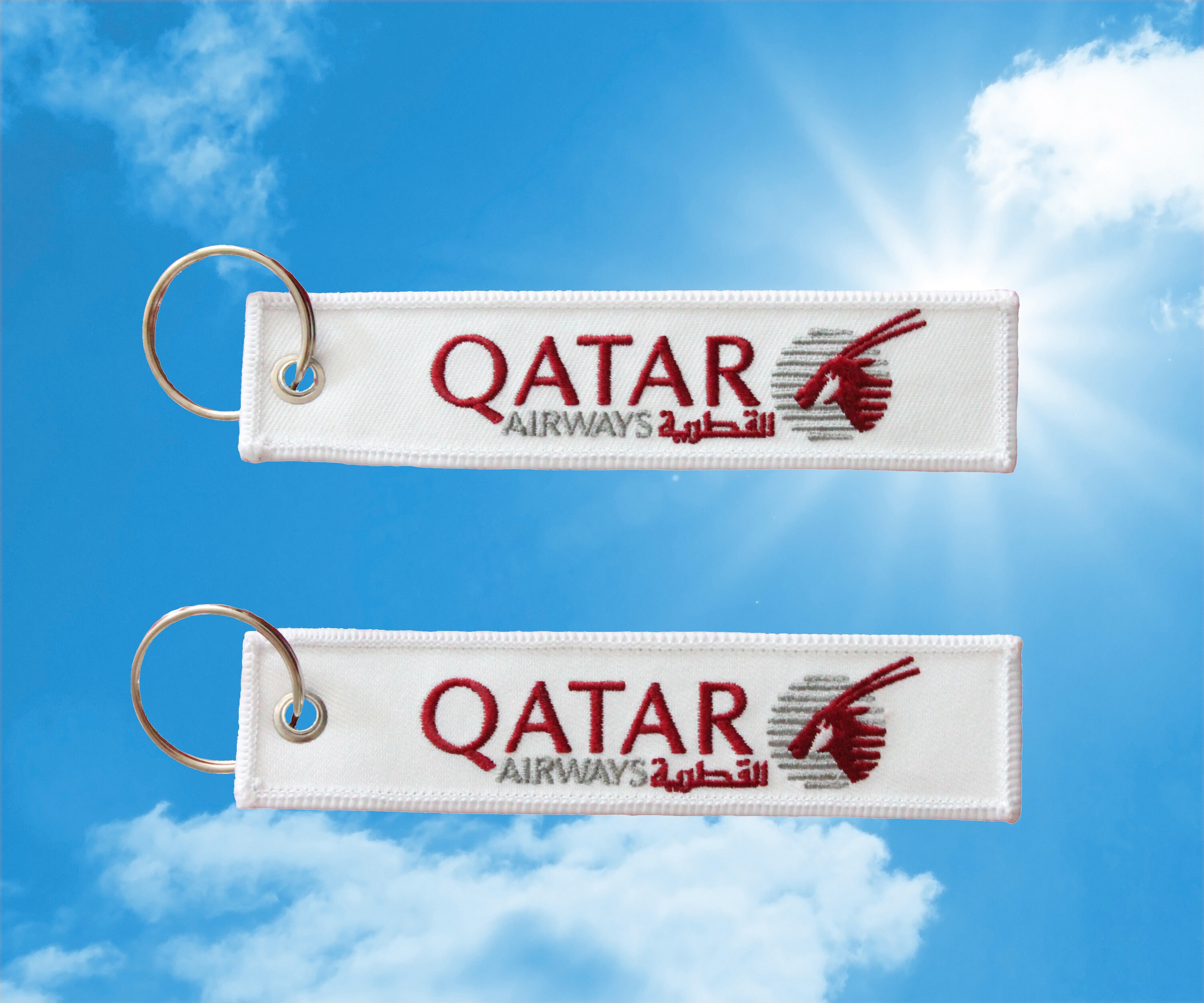 Llavero de Qatar Airways llavero etiqueta de equipaje de | Etsy México