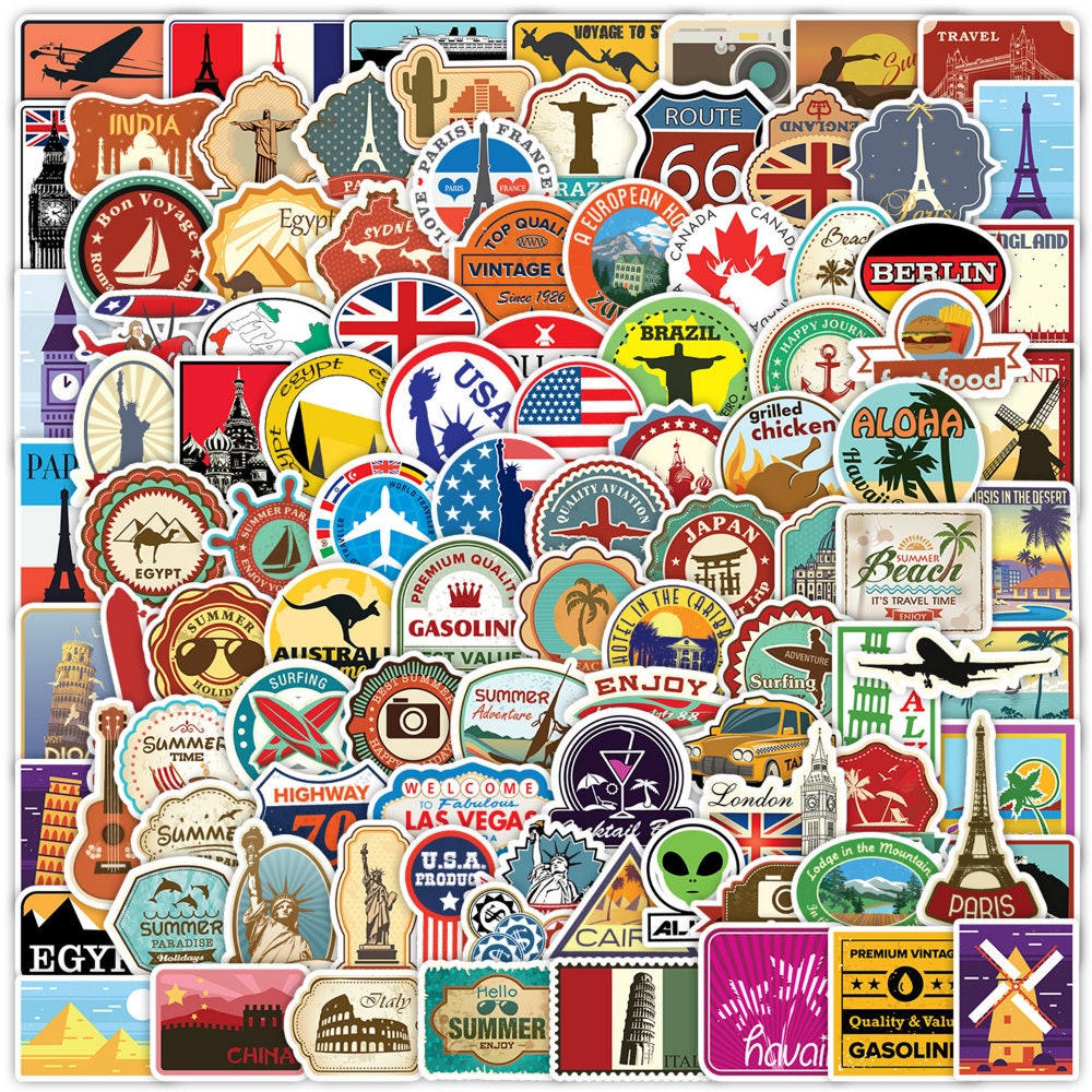 Buy World Travel Sticker Online In India -  India