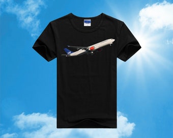 SAS Scandinavian Airlines Airbus A330 T-Shirt S,M,L,XL,XXL