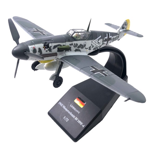 1/72 Messerschmitt BF109F-4 Krieger 2. Weltkrieg Militärflugzeug Druckguss Modell