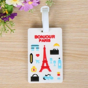 Bonjour Paris Luggage, Baggage, Tag, Name, Bag Identifier address